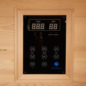 2 PERSONERS IR-SAUNA MED GLAS
