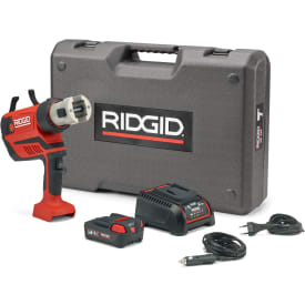 Ridgid pressmaskine RP 350 m. oplader og batteri