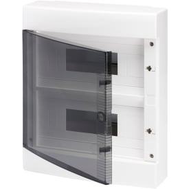 Gruppetavle 2x12 Modul Hvid med Låge, IP40