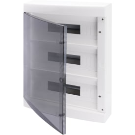 Gruppetavle 3x18 Modul Hvid med Låge, IP40