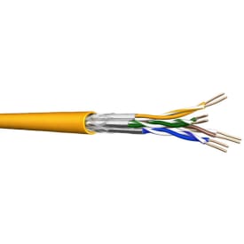 500 meter Datakabel S/FTP Kat.7A 1x4P AWG23/1 LSHF gul T500