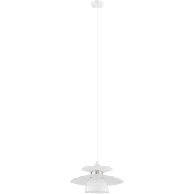 Eglo Brenda pendellampe, hvit, Ø32 cm