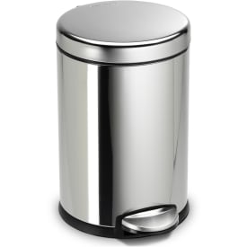 Simplehuman toiletspand, 4,5 liter, poleret rustfrit stål