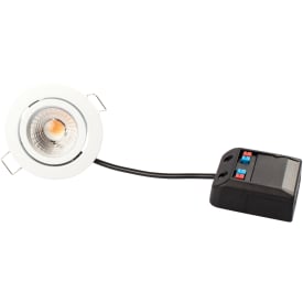 Scan Products Claudia Loop innfelte spotlight, 3000K, matt hvit