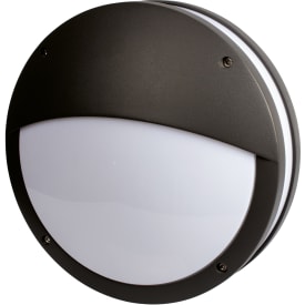 Scan Products Martina utendørs vegglampe, halvåpen, sort