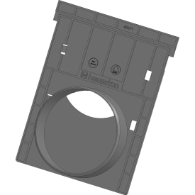 NID 160 x 150 mm endevegg med 110 mm tapp
