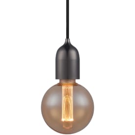 Halo Design klassisk lampeoppheng, antrasitt