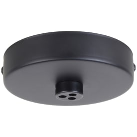 Halo Design baldakin, 3 udgange, sort