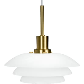 Dyberg Larsen DL20 pendellampa, opal/mässing