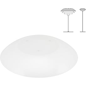 Dyberg Larsen reserveglass for DL31 bord- & gulvlampe, topp skjerm