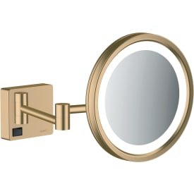 Hansgrohe AddStoris sminkspegel med belysning, borstad brons