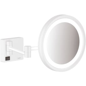 Hansgrohe AddStoris sminkspegel med belysning, matt vit