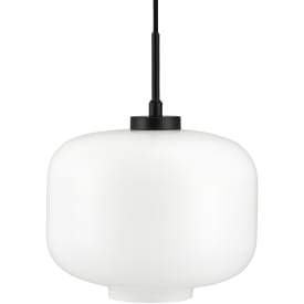 Dyberg Larsen Arp pendellampa, svart, Ø25 cm