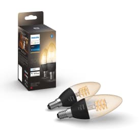 Philips Hue White E14 kertepære, 2100K, 4,5, 2-pak