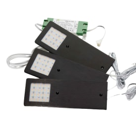 Loevschall Stella påbygningsspot 3-kit, 4W LED, sort