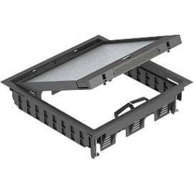 Gulvboks for universalmontering 264x264x67, GES9-3B U 9011