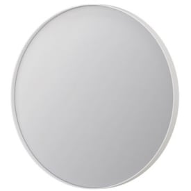 Sanibell Proline speil, Ø80 cm, matt hvit