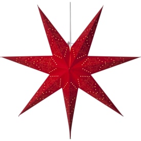 Star Trading Sensy adventsstjärna med ljus, 70 cm, röd