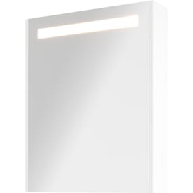 Sanibell Proline spejlskab med lys, 60x74 cm, hvid højglans