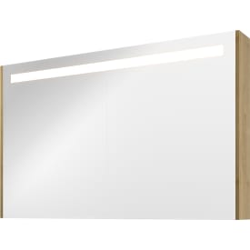 Sanibell Proline spegelskåp med belysning, 120x74 cm, ideal ek