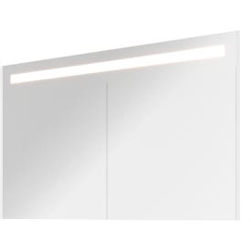 Sanibell Proline spejlskab med lys, 120x74 cm, hvid højglans
