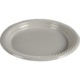 Abena Gastro tallerken, grå PP plast, Ø23 cm, 25 stk.