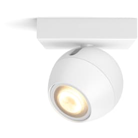 Philips Hue Buckram veggspot, hvit