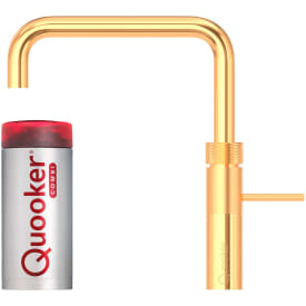Quooker Fusion Square, kjøkkenarmatur, Combi tank, gull