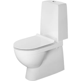Duravit DuraStyle toalett, uten spylekant, hvit