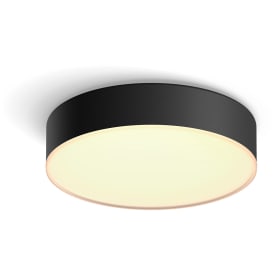 Philips Hue Enrave plafond, svart, Ø26 cm