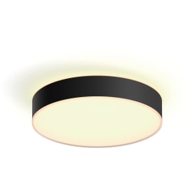 Philips Hue Enrave plafond, svart, Ø38 cm