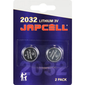 Japcell lithium CR2032 batteri, 2 stk.