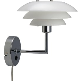 Dyberg Larsen DL20 vegglampe, opal