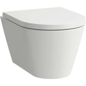 Kartell Laufen vegghengt toalett, uten skyllekant, hvit