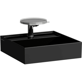 Kartell Laufen servant, 46x46 cm, sort