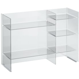 Kartell Laufen Sound Rack hylle, 75x53 cm, transparent