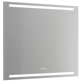 Dansani Level spegel med ljus, dimbar, 100x80 cm