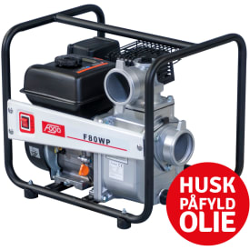 Fogo F80WP 3" pumpe med Rato benzinmotor, 1000 l/min.