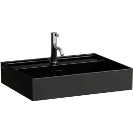 Kartell Laufen tvättställ, 60x46 cm, svart