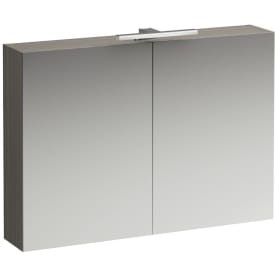Laufen Base speilskap med lys, 100x70 cm, lys alm