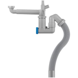 Jafo DB II diskbänksvattenlås, 1 1/2", grå