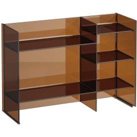 Kartell Laufen Sound Rack hylla, 75x53 cm, bärnstensfärgad