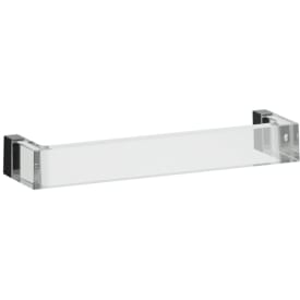 Kartell Laufen Rail handduksstång, 30 cm, transparent