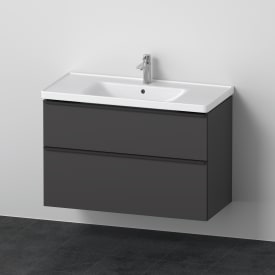 Duravit D-Neo møbelpakke, 100x48 cm, mat grå