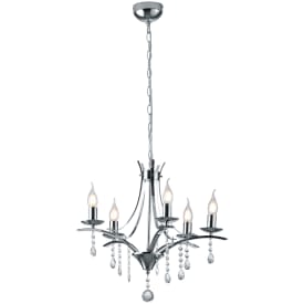 Trio Lighting Lucerna lysekrone, 5 arme