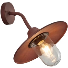 Trio Lighting Brenta utendørs vegglampe, rustik