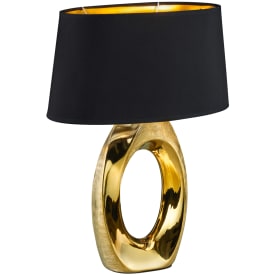 Trio Lighting Taba bordslampa, guld, 52 cm