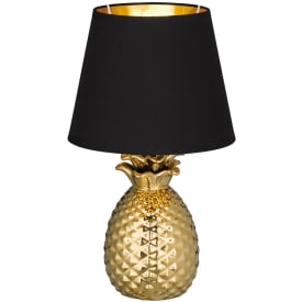 Trio Lighting Pineapple børnelampe, guld, 35 cm