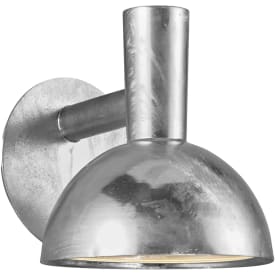 Nordlux Arki utomhus vägglampa, galvaniserat stål, Ø20 cm