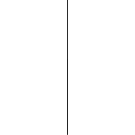 Dansani Match magnetisk list, dusjdør, matt svart